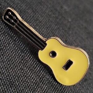 Acoustic Guitar Enamel Pin